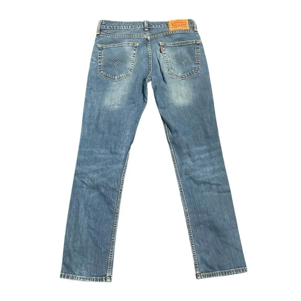 Levi's 511 Slim Fit Denim Jeans Straight Leg Pants 31X30 Streetwear Classiccore